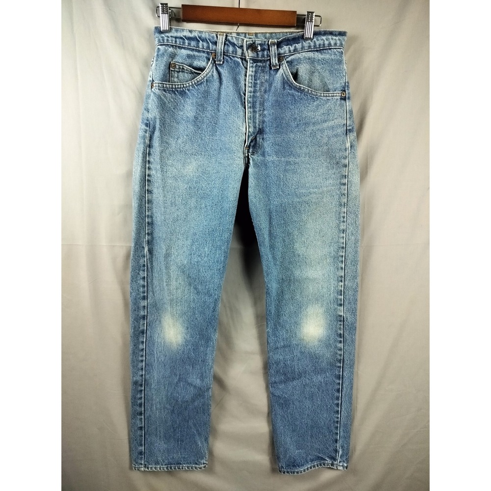 Levi's 505 Jeans Mens 32x30 Orange Tab USA Vintage 80s Faded Denim ヴィンテージ リーバイス